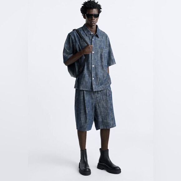 NWOT Zara Leather Chunky Lug Sole Chelsea Boots - Mismatched Sizes - L43/R41 - Picture 2 of 13